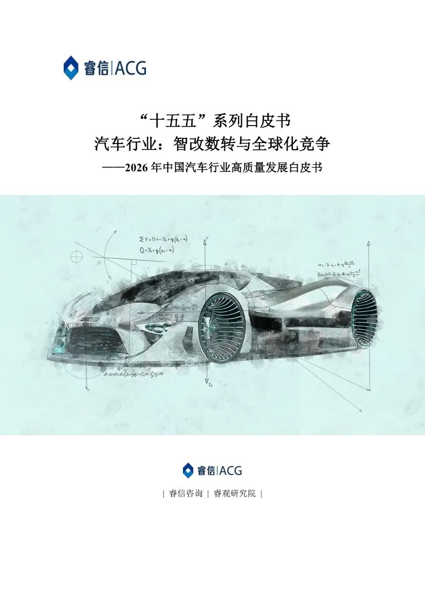 睿信咨询重磅发布 | 2026汽车行业白皮书：从“蔚小理”的分化，看十五五的生存法则