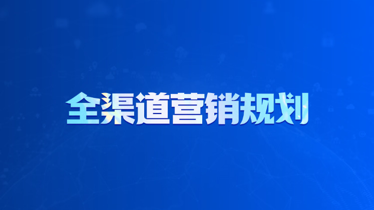 全渠道营销规划