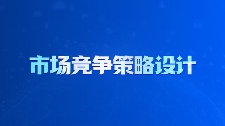 市场竞争策略设计